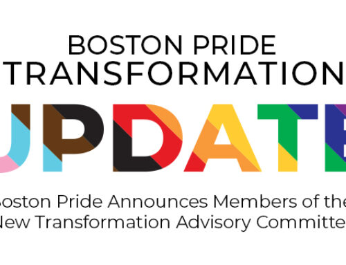 Boston Pride Announces Members of the New Transformation Advisory Committee