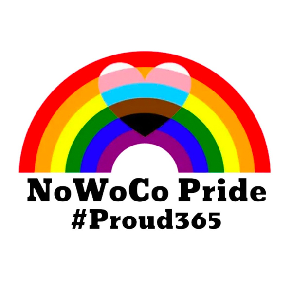 NoWoCo Pride, 2022 Boston Pride Community Fund Recipient, logo.