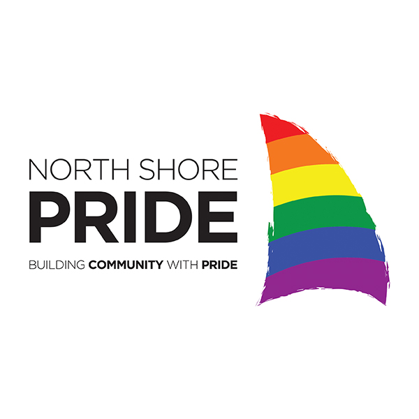 North Shore Pride, 2022 Boston Pride Community Fund Recipient, logo.